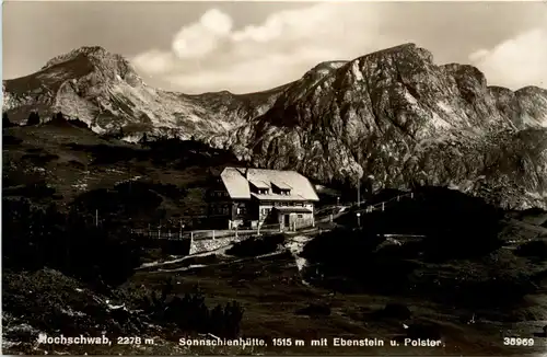 Mariazell/Steiermark - Hochschwab, Sonnschienhütte mit Ebenstein und Polster -308272