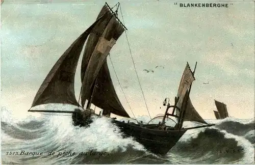 Blankenberge - Barque de peche -21078
