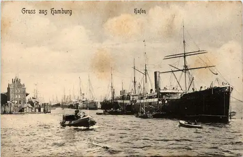 Gruss aus Hamburg - Hafen -249098