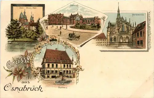 Gruss aus Osnabrück - Litho -248548
