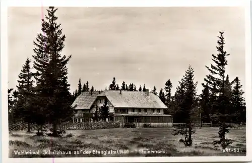 Mürzzuschlag/Steiermark - Waldheimat-Schutzhaus auf der Stanglalm -308648