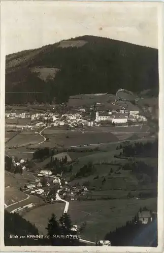 Mariazell/Steiermark - Blick vom Rasing auf Mariazell -308238