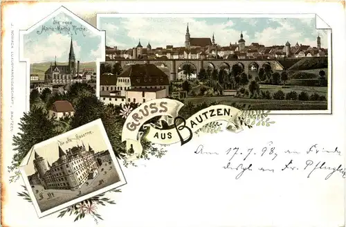 Gruss aus Bautzen - Litho -247900