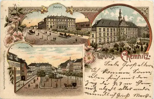 Gruss aus Chemnitz - Litho -247980