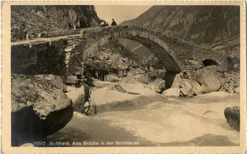 Gotthard - Brücke in Schöllenen -21970