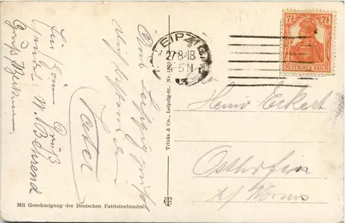 Leipzig - Zur Erinnerung an die Entstehung des Völkerschlachtdenkmals -249580