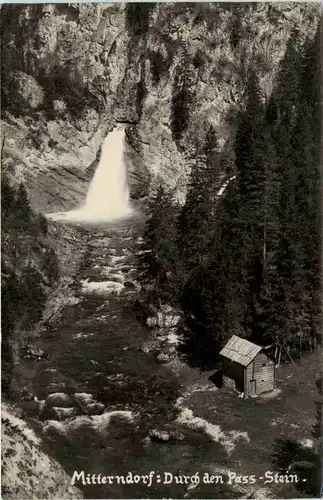 Mürzzuschlag/Steiermark - Mitterdorf im Mürztal - Durch den Pass-Stein -308816