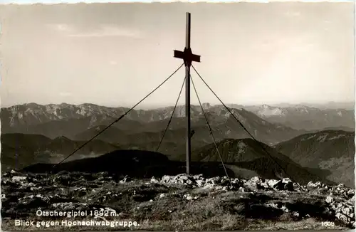 Mariazell/Steiermark - Ötschergipfel, Blick gegen Hochschwabgruppe -308242