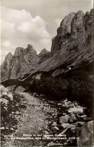 Mürzzuschlag/Steiermark - Partie in der oberen Duffwitz, mit Edelspitzen, Hochschwab -308308