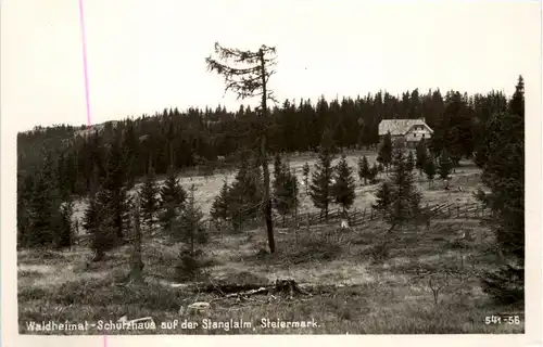 Mürzzuschlag/Steiermark - Waldheimat-Schutzhaus auf der Stanglalm -308650