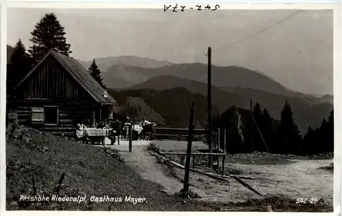 Mariazell/Steiermark - Passhöhe Niederalpl, Gasthaus Mayer -308290