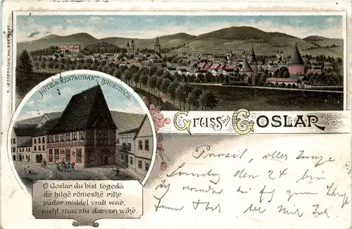 Gruss aus Goslar - Litho -248560