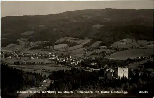 Mürzzuschlag/Steiermark - Wartberg im Mürztal mit Ruine Lichtenegg -308892