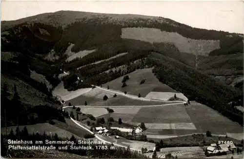 Mürzzuschlag/Steiermark - Steinhaus am Semmering - Pfaffensattelstrasse und Stuhleck -309774