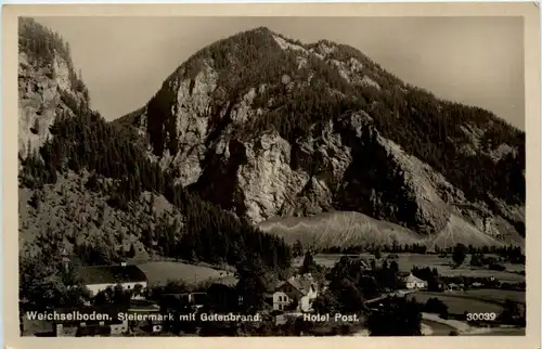Mariazell/Steiermark - Weichselboden, Hotel Post, mit Gutenbrand -308194