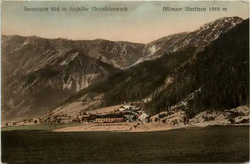 Mariazell/Steiermark - Seewiesen mit Aflenzer Staritzen -308474