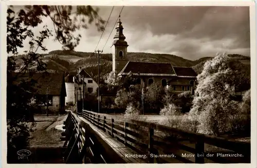 Mürzzuschlag/Steiermark - Kindberg, Motiv bei der Pfarrkirche -309926