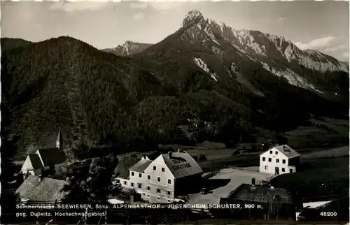 Mariazell/Steiermark - Seewiesen, Alpengasthof, jugendheim Schuster geg.Dullwitz -308576