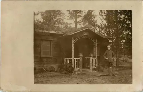 2 AK Unterstand in Klkau - Dünafront 1916, 1. WK -23908