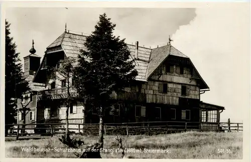 Mürzzuschlag/Steiermark - Waldheimat-Schutzhaus auf der Stanglalm -309864