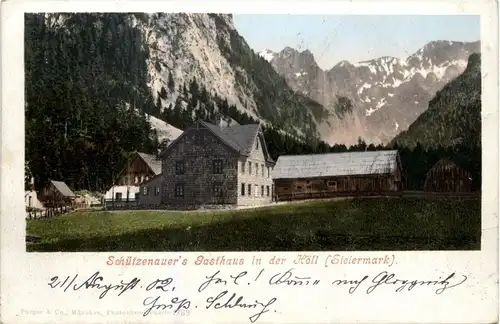 Mürzzuschlag/Steiermark - Schützenauers Gasthaus in der Höll -310462