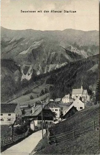 Mürzzuschlag/Steiermark - Seewiesen mit den Aflenzer Staritzen -310490