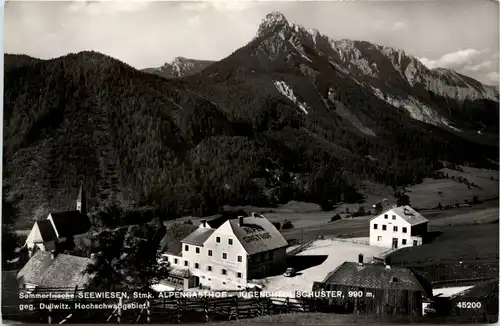 Mariazell/Steiermark - Seewiesen, Alpengasthof Jugendheim Schuster gegen Dullwitz -310048