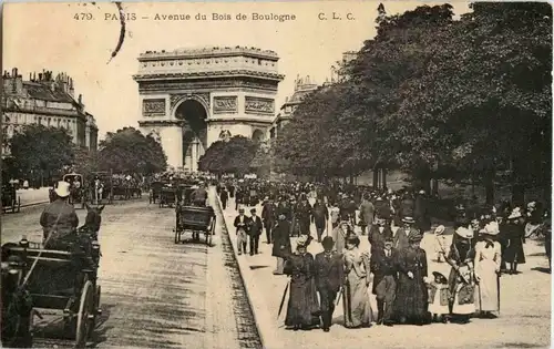 Paris - Avenue du Bois de Boulogne -24326