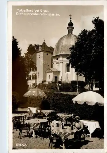 Graz/Steiermark - Tobelbad, Kurhausrestaurationsgarten -310618