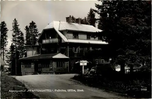 Mürzzuschlag/Steiermark - Steinhaus a. Semmering - Alpengasthof Pfaffensattel -310346