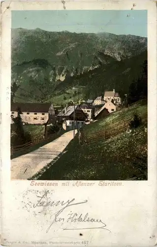 Mürzzuschlag/Steiermark - Seewiesen mit den Aflenzer Staritzen -310494