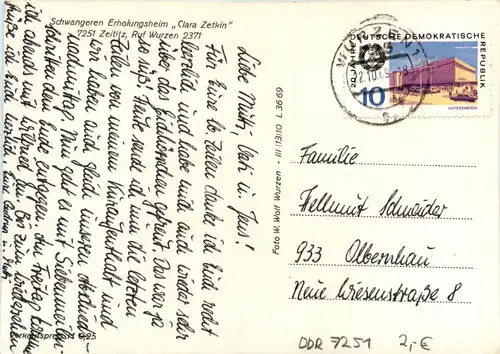 Zeititz - Wurzen - Schwangeren Erholungsheim Clara Zetkin -266396