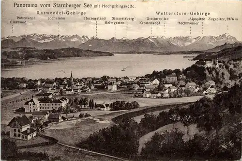 Panorama vom Starnberger See -266458