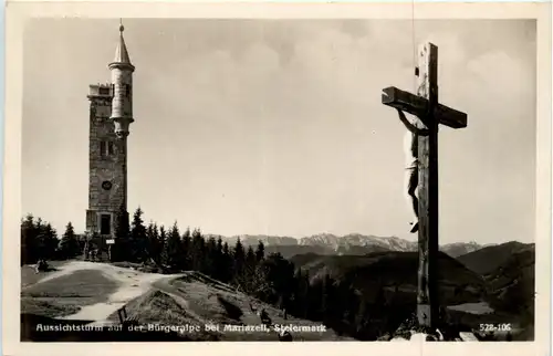 Mariazell/Steiermark - Aussichtsturm auf der Bürgeralpe bei Mariazell -310032