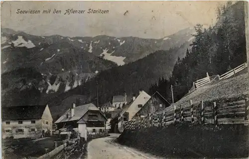 Mürzzuschlag/Steiermark - Seewiesen mit den Aflenzer Staritzen -310492