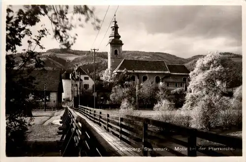 Mürzzuschlag/Steiermark - Kindberg, Motiv bei der Pfarrkirche -309924