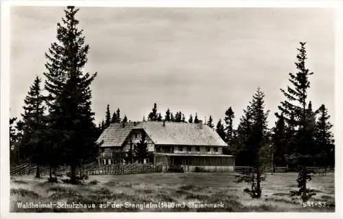 Mürzzuschlag/Steiermark - Waldheimat-Schutzhaus auf der Stanglalm -309866