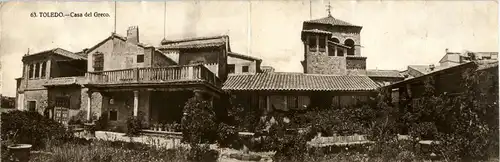 Toledo - Casa del Greco - Klappkarte -25250