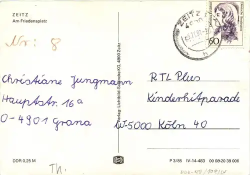 Zeitz - Am Friedensplatz -266244