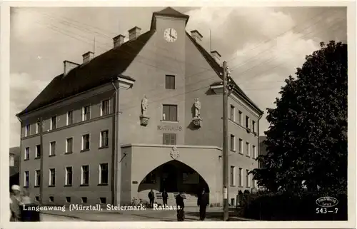 Mürzzuschlag/Steiermark - Langenwang, Rathaus -310388