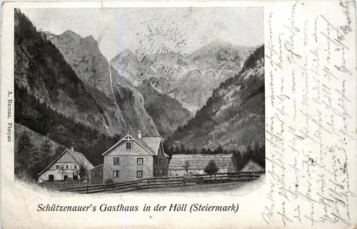 Mürzzuschlag/Steiermark - Schützenauers Gasthaus in der Höll -310456