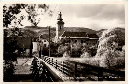 Mürzzuschlag/Steiermark - Kindberg im Mürztal - Motiv bei der Pfarrkirche -309942