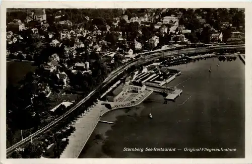 Starnberg - Seerestaurant - Fliegeraufnahme -266448