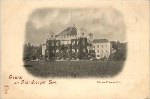 Gruss vom Starnbergersee - Schloss Possenhofen -266724