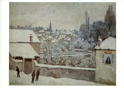 Alfred Sisley - Winter in Louveciennes -266970