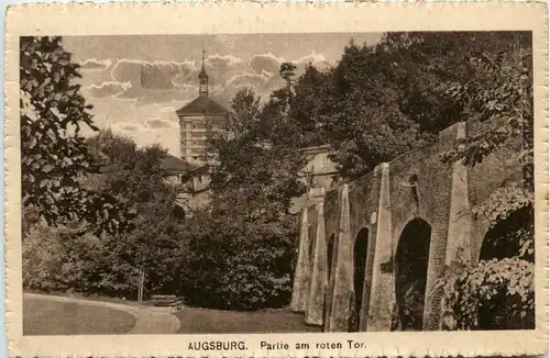 Augsburg - Partie am roten Tor -267464