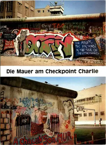 Berlin - Die Mauer am Checkpoint charlie -266964