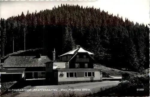 Mürzzuschlag/Steiermark - Alpengasthof Pfaffensattel Passhöhe -310668