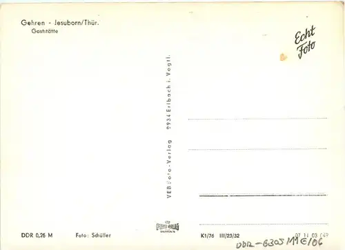 Gehren-Jesuborn - Gaststätte -266364