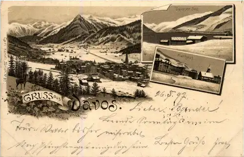 Gruss aus Davos - Litho Verlag Künzli -268430